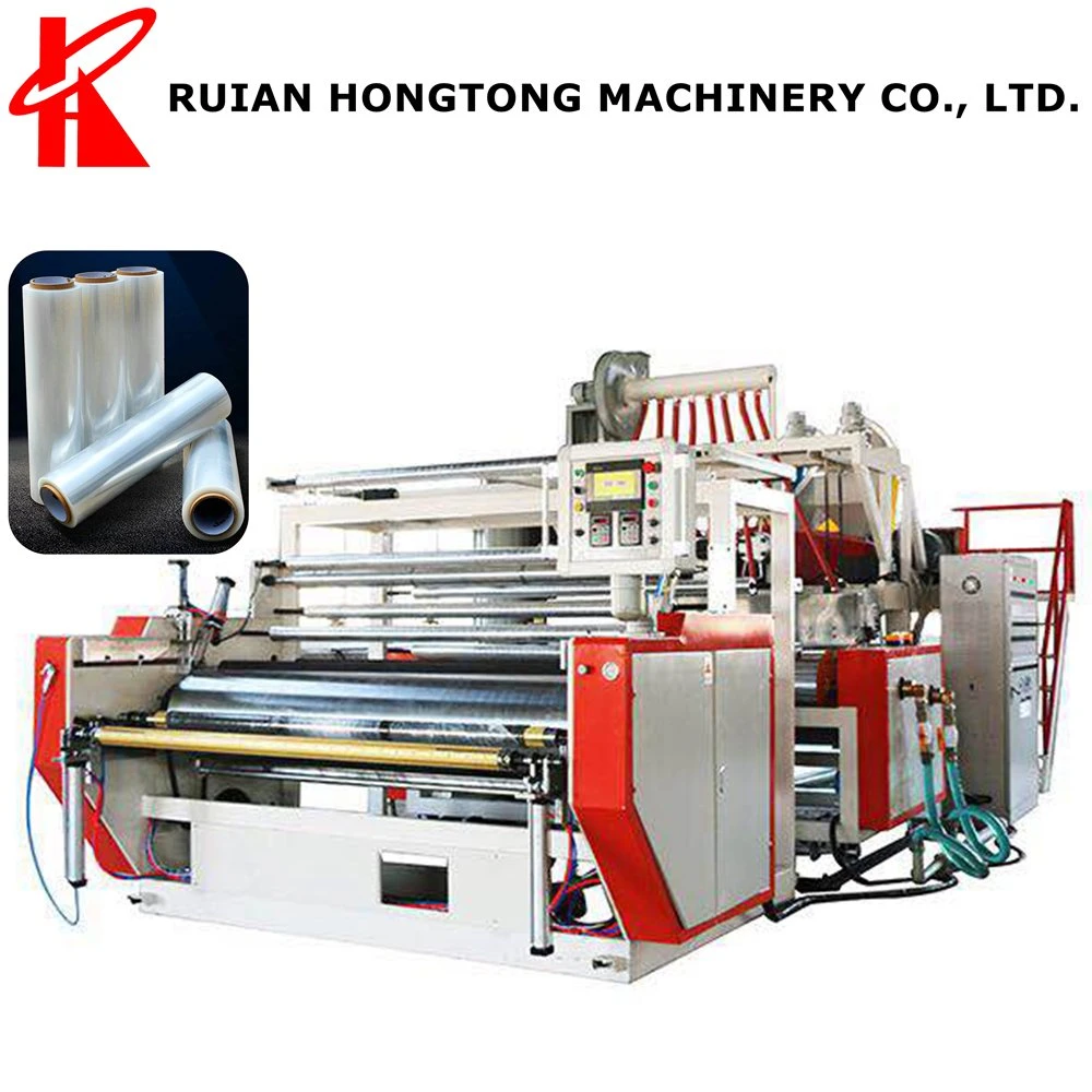 Lab Plastic Cast and Stretch Film Making Extrusion Machine with Single Extruder and Calender Function