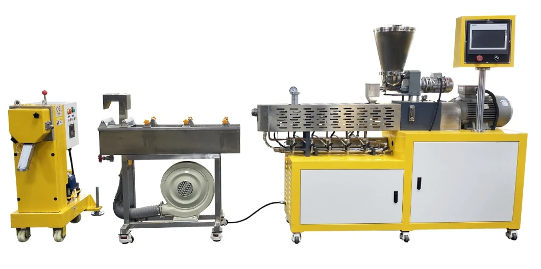 Lab Twin Screw Plastic Granulation Compounding Extruder