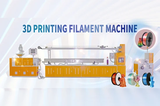 Машина для изготовления нити для 3D-принтера Peek Экструзионная линия для производства нити PLA Линия для производства нити для 3D-принтера