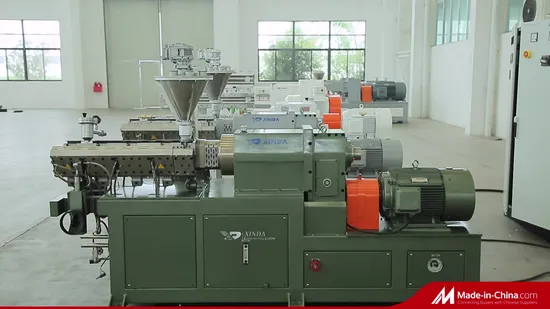 Двухшнековый экструдер лабораторного масштаба для нанесения порошковых покрытий